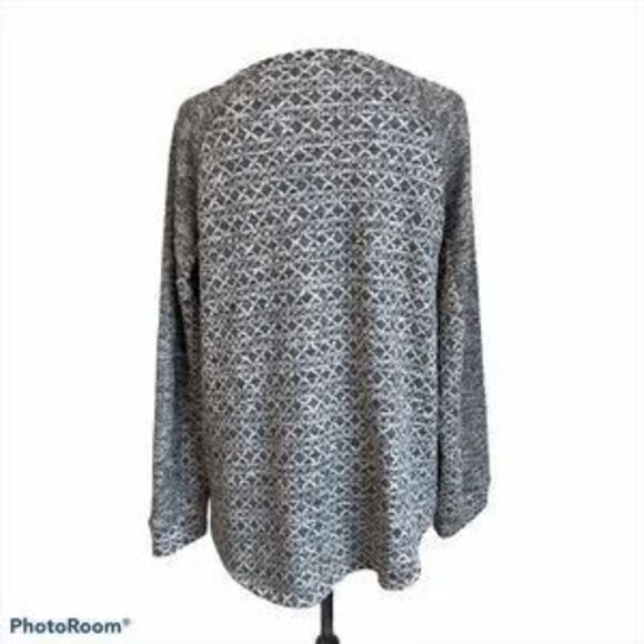 Coldwater Creek Scoop Neck‎ Mixed Knit Tunic, Size Medium - Picture 2 of 11